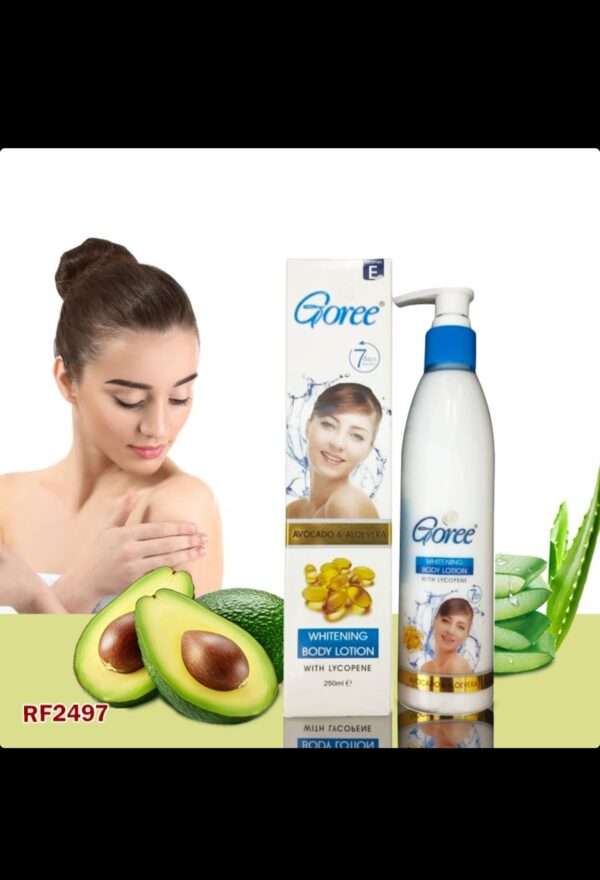 Goree whitening body lotion with aloe vera& avocado