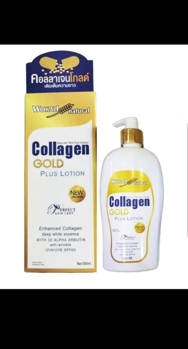 Wokali natural collagen golden  plus lotion