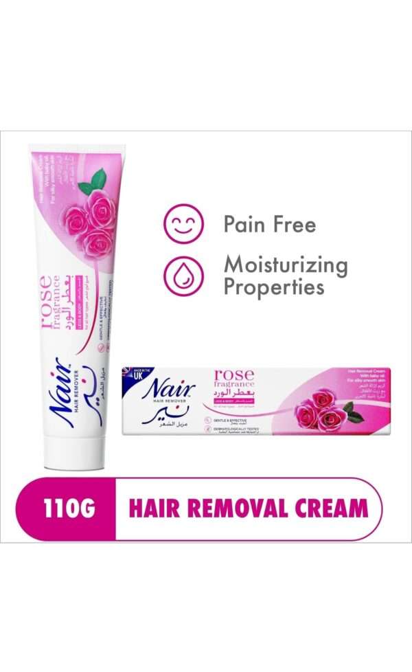 Nair rose fragrance hair removal cream - Image 3