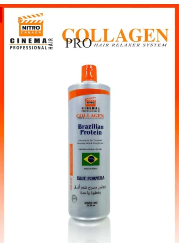 Nitro Canada cinema professional hair collagen pro Brazilian protein blue formula