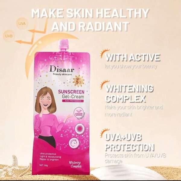 Disaar beauty skin care sunscreen gel cream - Image 2