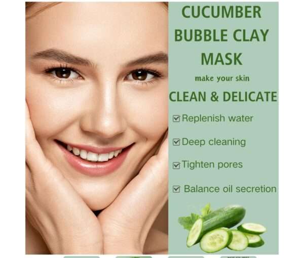 Sadoer cucumber bubble clay mask - Image 3